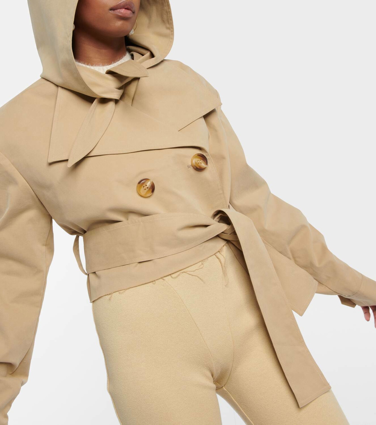 Didu Cropped cotton gabardine jacket Didu