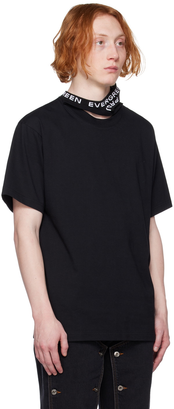 Y/Project Black Triple Collar T-Shirt Y/Project