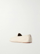 Loro Piana - Anton Walk Leather Loafers - Neutrals