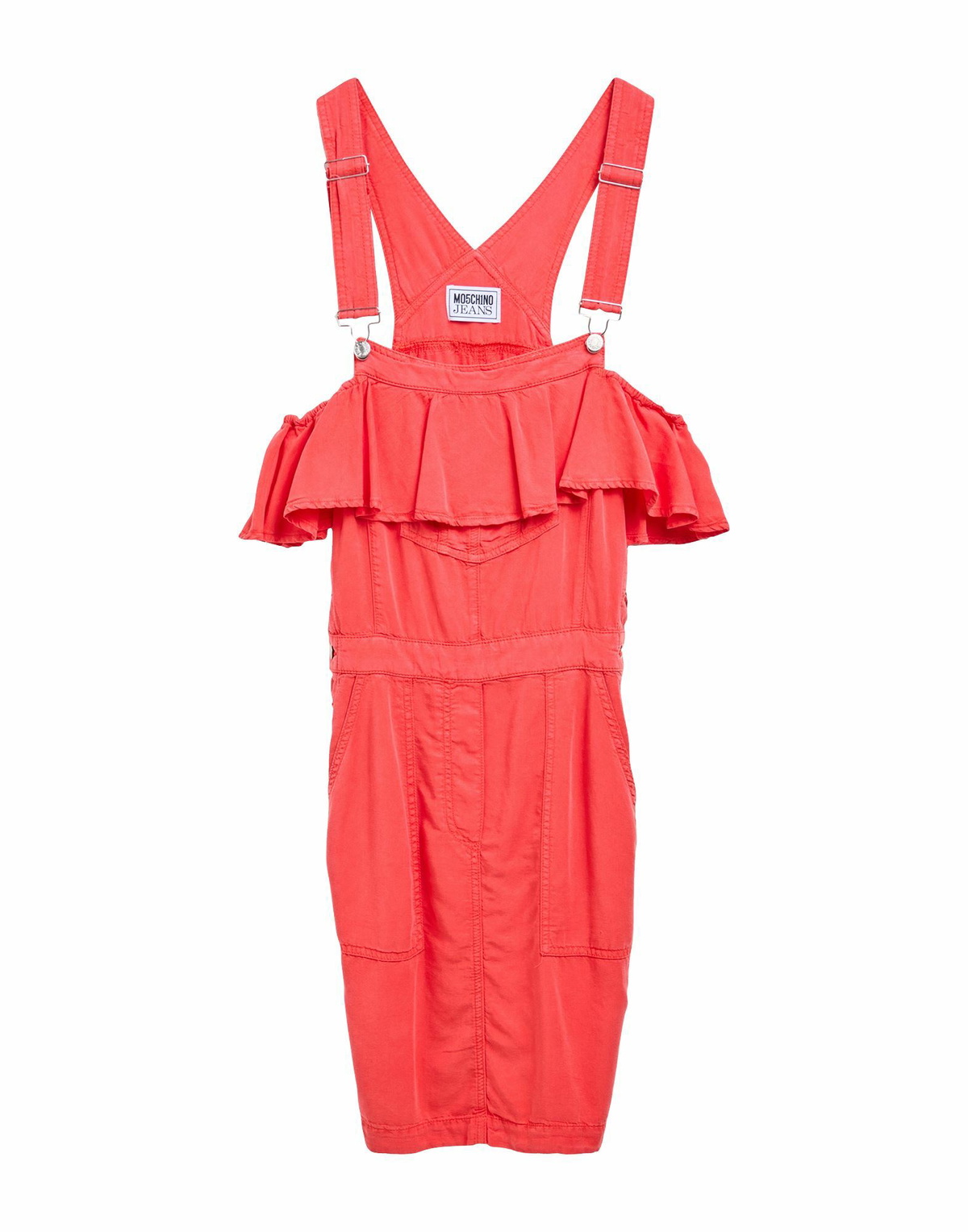 Moschino Jeans Womens Overalls Coral