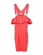 Moschino Jeans Womens Overalls Coral