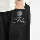 mastermind JAPAN Men's Inside-Out Denim Shorts in Black
