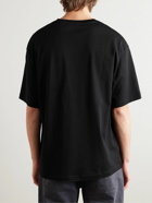 Acne Studios - Printed Cotton-Jersey T-Shirt - Black