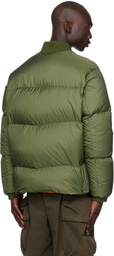 Moncler Green Diya Down Bomber Jacket