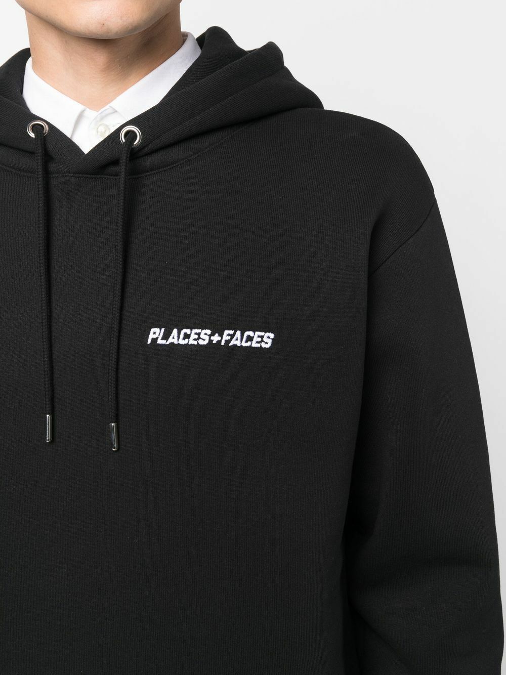 PLACES+FACES - Logo Cotton Hoodie PLACES+FACES