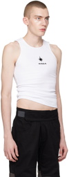 Raga Malak White Velcro Tank Top