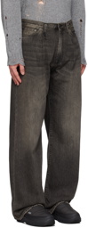 R13 Gray Damon Jeans