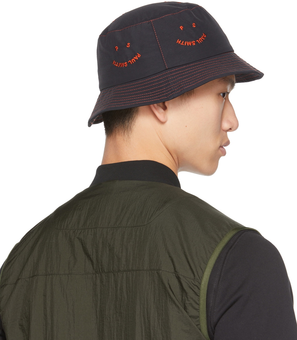 PS by Paul Smith Black Smile Bucket Hat PS by Paul Smith