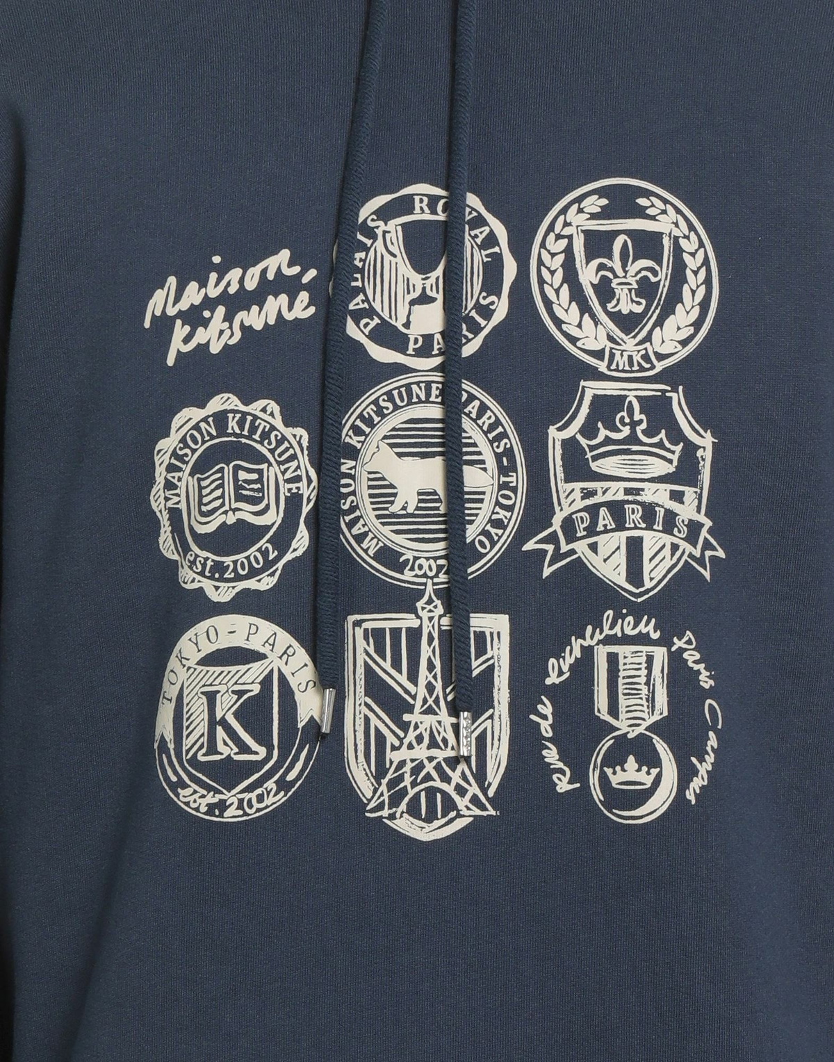 Maison Kitsuné Mens Sweatshirt in Navy