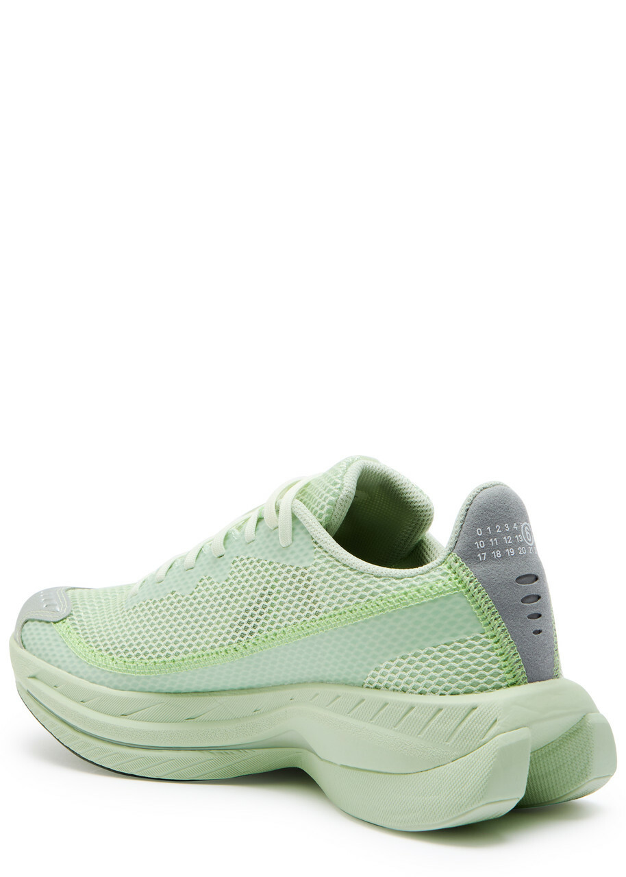 MM6 X Salomon Spectur 2 Mesh Sneakers Green MM6 Maison Margiela