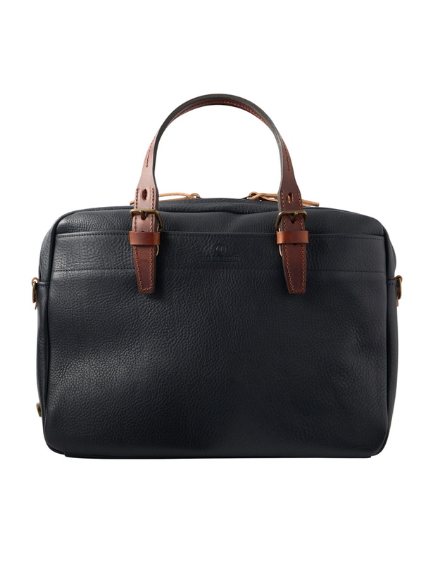 Photo: Bleu de Chauffe - Folder Full-Grained Leather Briefcase
