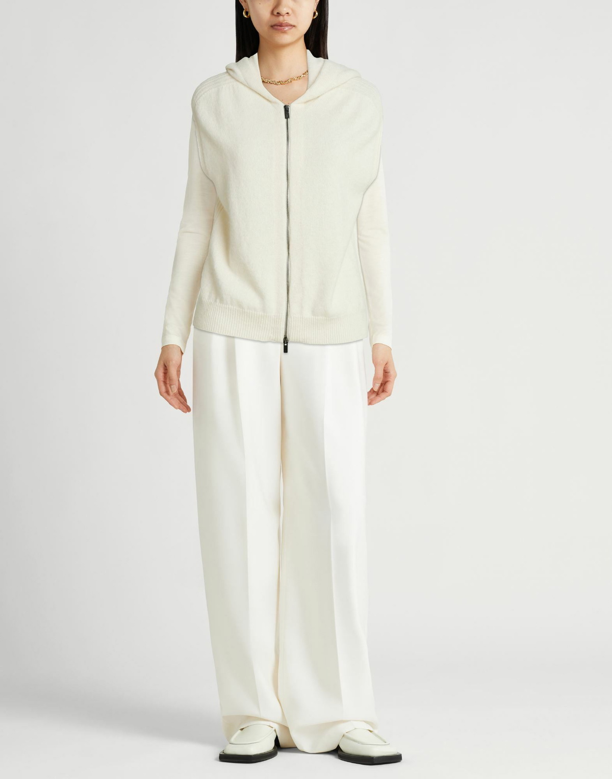 Peserico Womens Cardigan Ivory