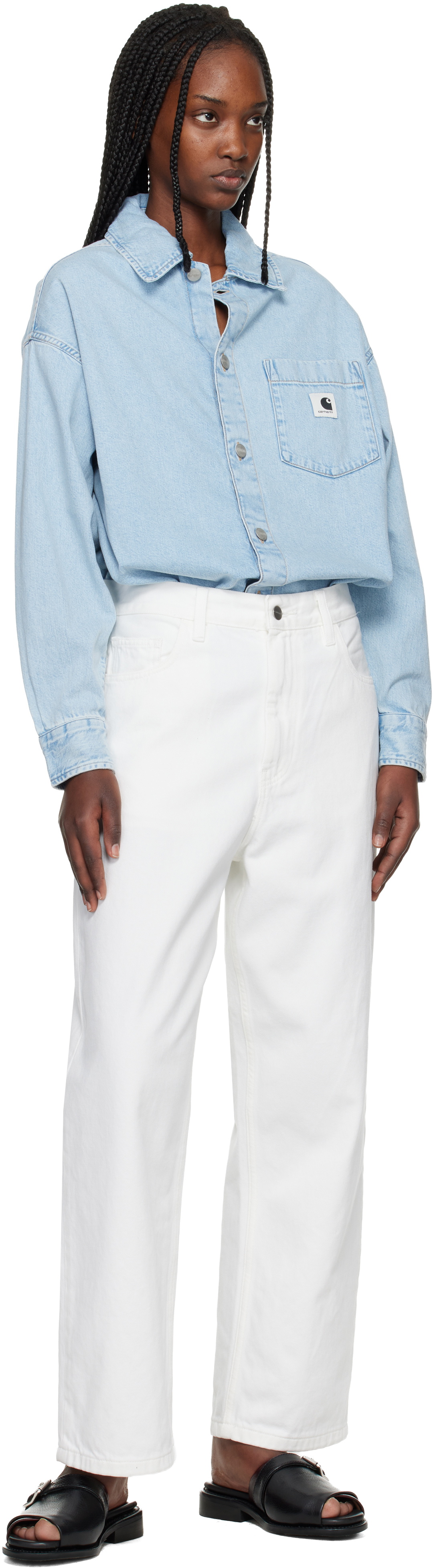 Carhartt Work In Progress White Brandon Jeans