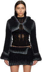 MISBHV Black Waxed Cardigan