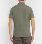 Brunello Cucinelli - Slim-Fit Linen and Cotton-Blend Shirt - Men - Green