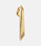 Versace Crystal-embellished drop earrings