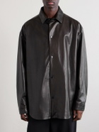 Fear of God - Leather Jacket - Brown