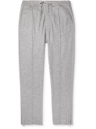 TOM FORD - Tapered Brushed Cashmere-Jersey Sweatpants - Gray