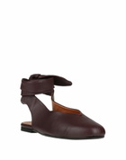 Castañer Womens Ballet flats in Burgundy