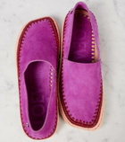 Loewe Paula's Ibiza Rio suede slip-on shoes