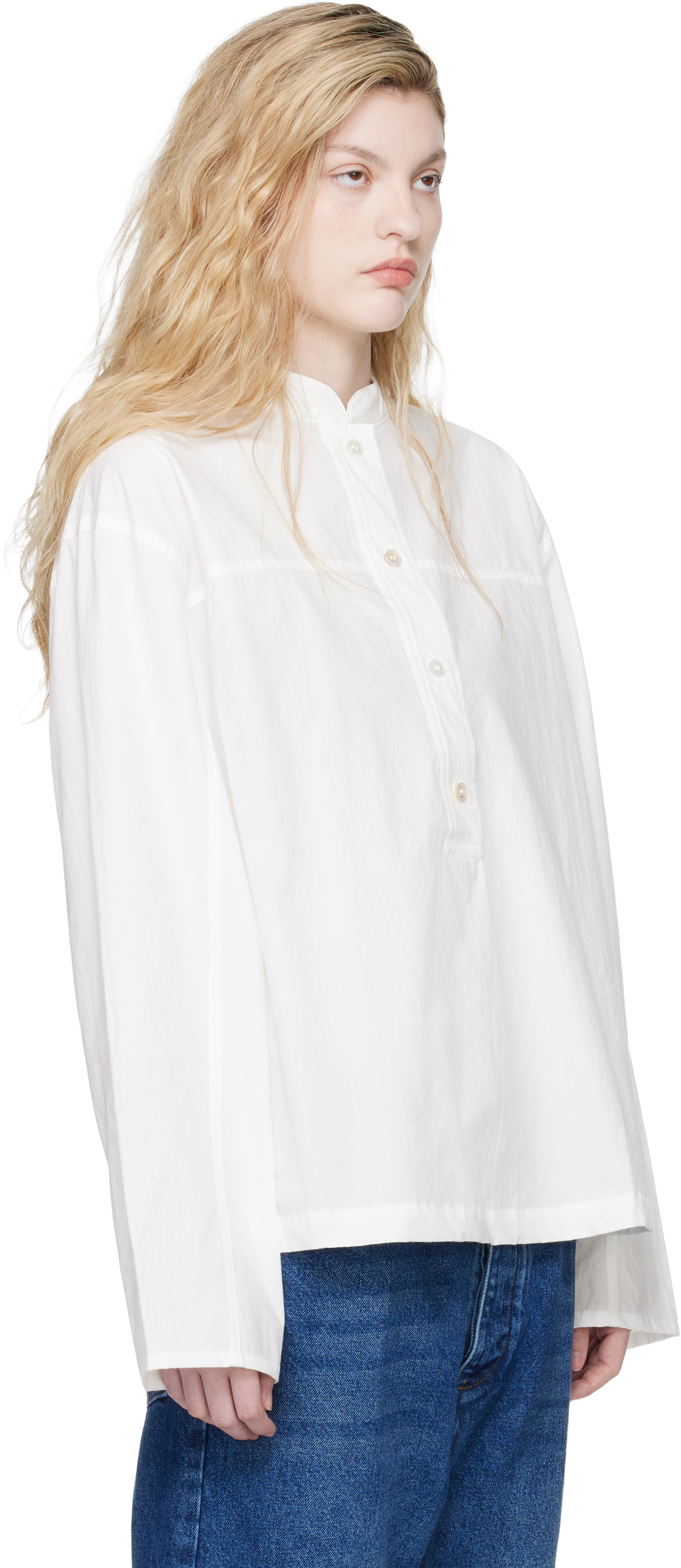 Studio Nicholson White Vega Shirt