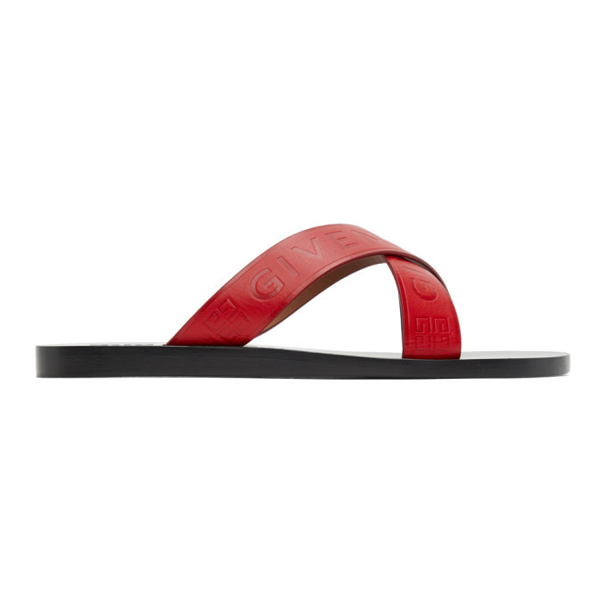 Givenchy criss 2025 cross logo sandals