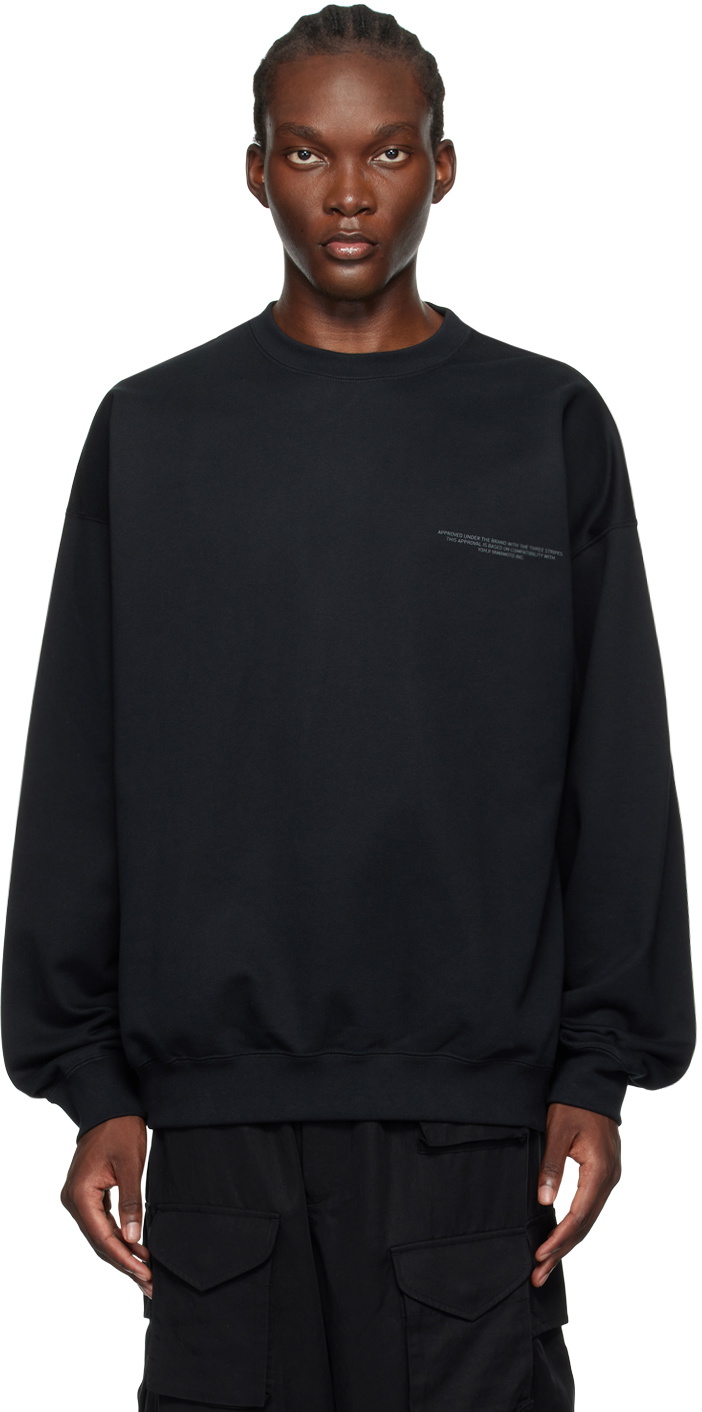 ★Y-3★ CORE LOGO CREW SWEAT 関税込★ black-printed-logo-sweatshirt.jpg