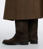 The Row Nobilis suede knee-high boots