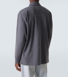 Bottega Veneta Intrecciato cotton jersey polo sweater