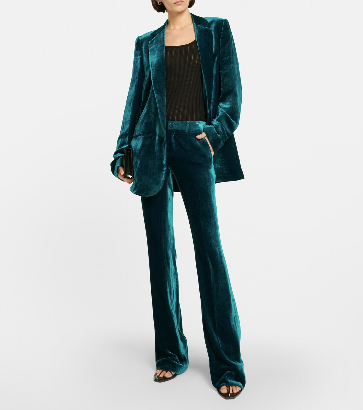 Petar Petrov Tiago ribbed-knit top
