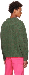 Sky High Farm Workwear Green 'SHF' Sweater