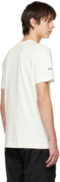 Moncler White Flocked T-Shirt