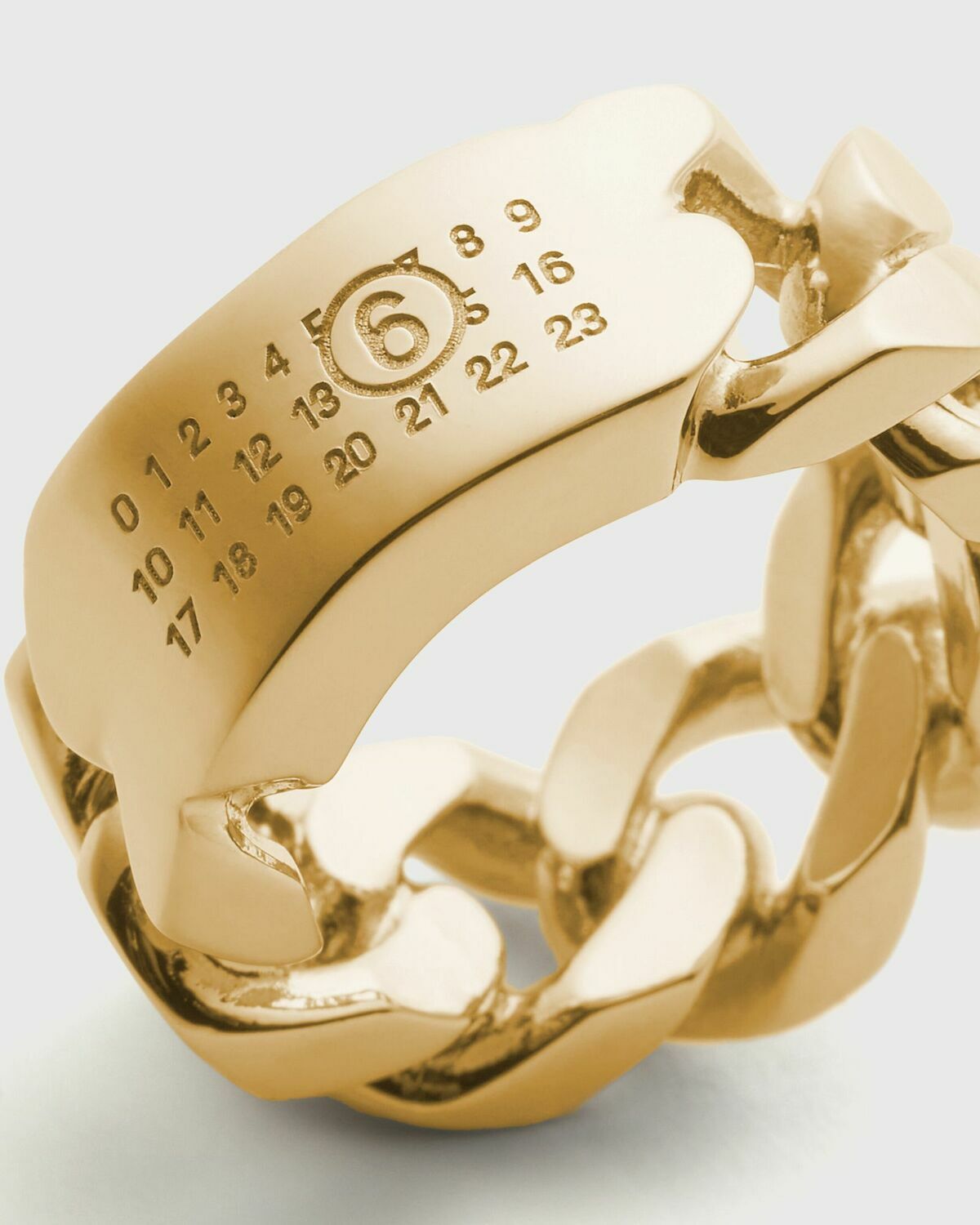 Maison Margiela MM6 RING gold Mens Jewellery