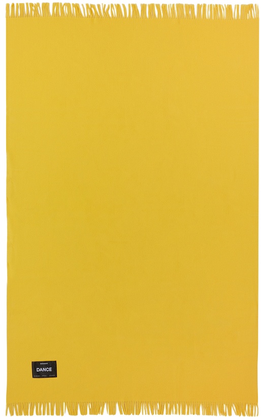 Photo: MAGNIBERG Yellow Bold Blanket
