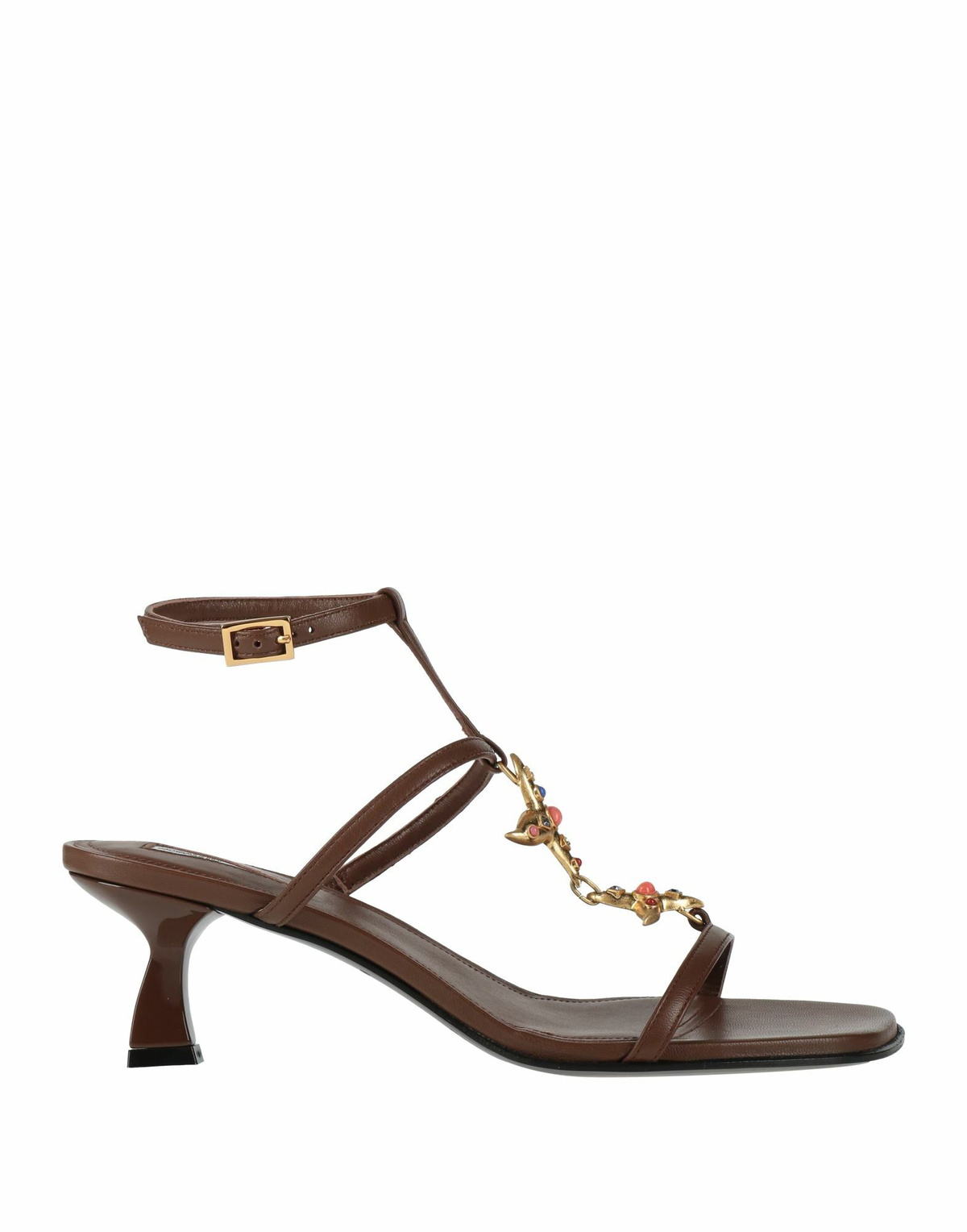 Nodaleto Womens Sandals Chocolate in Brown