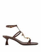 Nodaleto Womens Sandals Chocolate in Brown