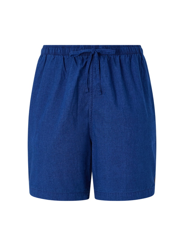 Photo: Polo Ralph Lauren - Wide-Leg Cotton-Woven Shorts - Blue