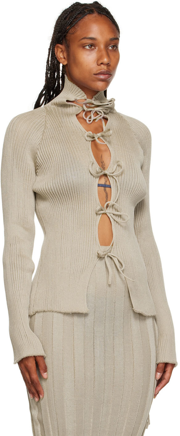 a. roege hove Beige Emma Cardigan a. roege hove