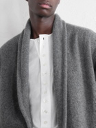 The Elder Statesman - Shawl-Collar Cashmere Cardigan - Gray