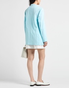 Theory Womens Blazer Light in Blue