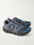 ON - Cloudgo Rubber-Trimmed Mesh Sneakers - Blue