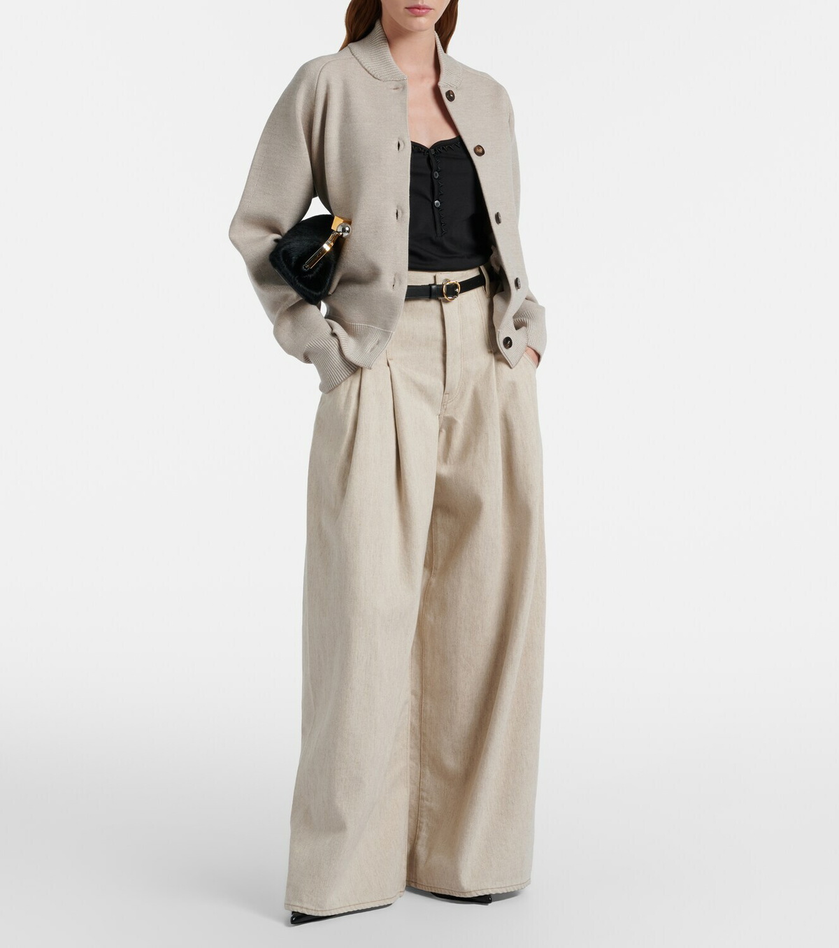 Jacquemus Lavande wool-blend cardigan