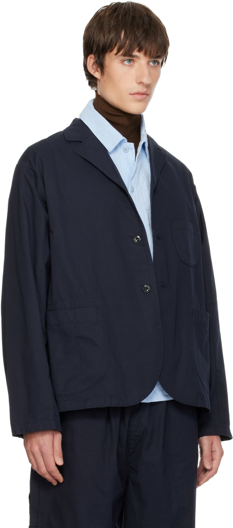 Ordinary Fits Navy Chino Uniform Jacket