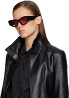 LOEWE Black Paula's Ibiza Goggle Cat-Eye Sunglasses