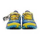 Off-White Blue and Yellow ODSY-2000 Sneakers
