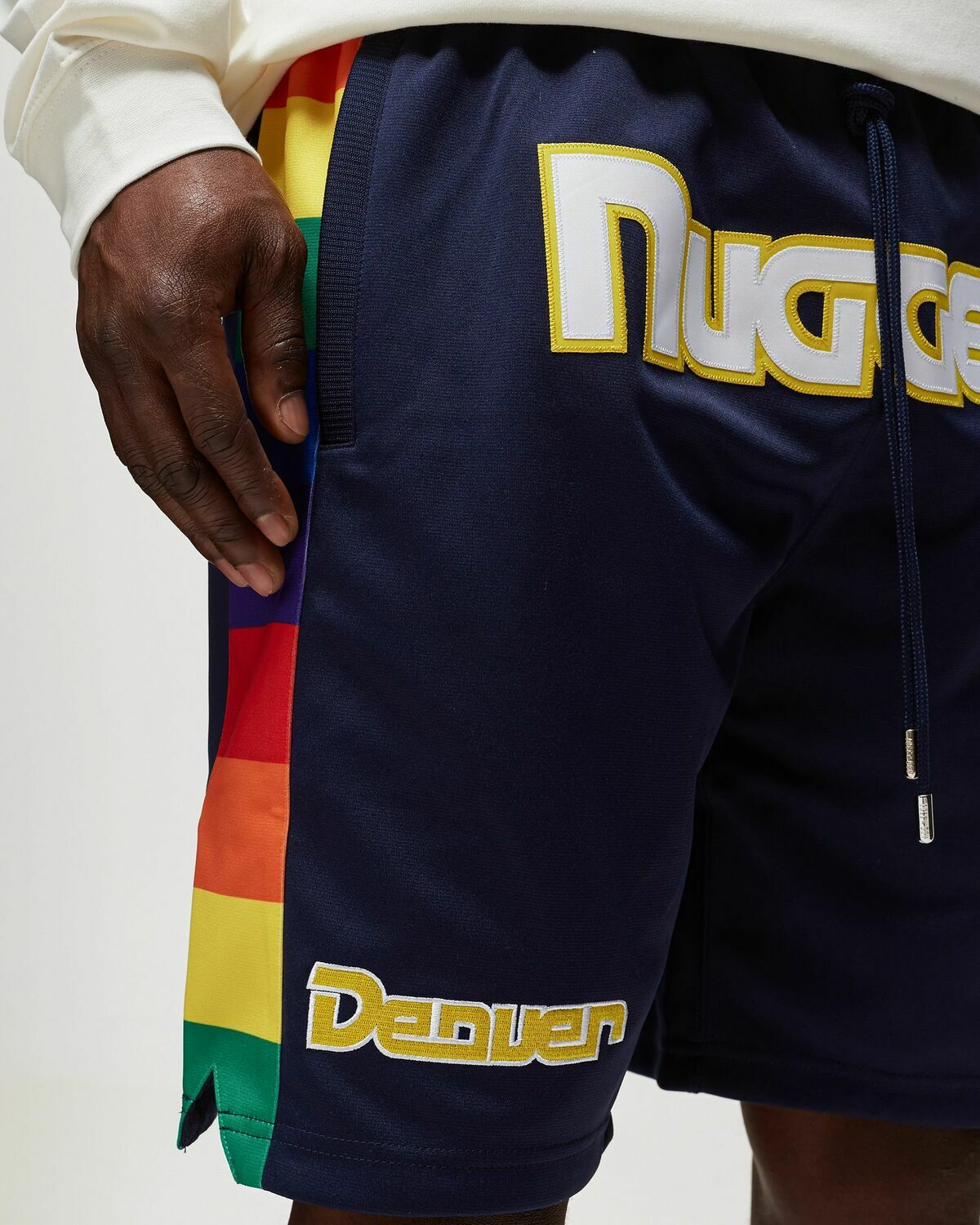 Mitchell & Ness JUST DON DENVER NUGGETS SHORTS Blue Mens Sport & Team Short