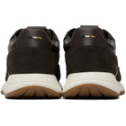 BOSS Brown Leather Sneakers