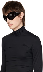 Balenciaga Black Mask Butterfly Sunglasses