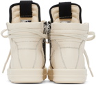 Rick Owens Baby Off-White Geobasket Sneakers