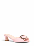 ROGER VIVIER 45mm Trompette Patent Leather Mules